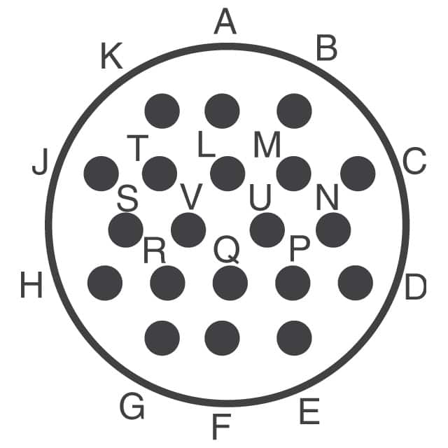 97-3106A-28-16S(946) Amphenol Industrial Operations  Conjuntos de conectores circulares